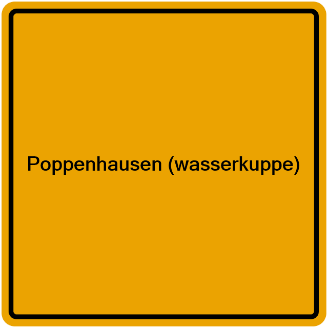 Einwohnermeldeamt24 Poppenhausen (wasserkuppe)